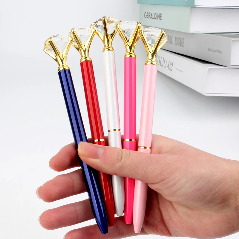 

2023 New Design Crystal Pen Diamond Ballpoint Pen Diamond Ball Pen