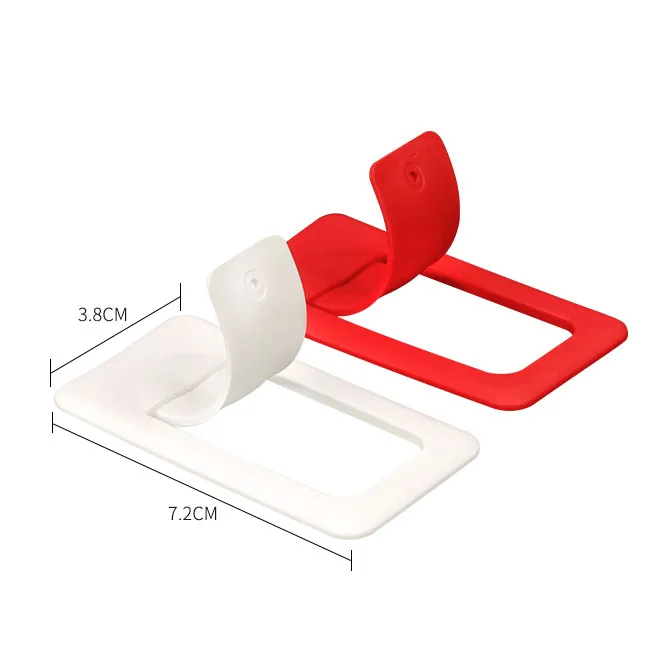 

High Quality Multifunctional foldable portable outdoor sports square mobile phone holder, Red yellow black green gray orange blue