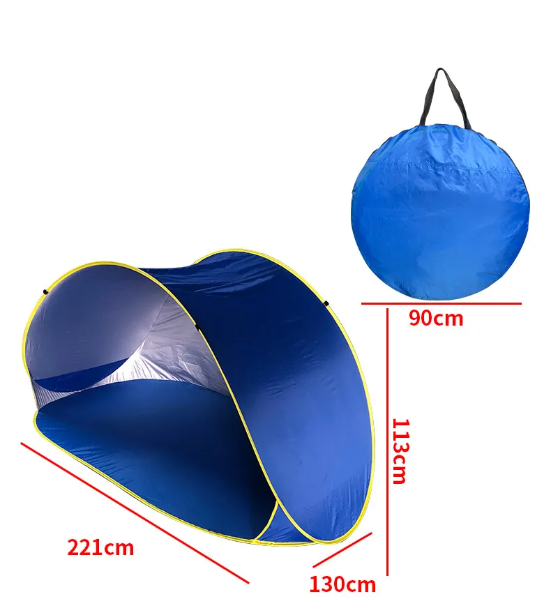 

outdoor pop up beach tent fishing tents Small with door Beach Camping comfortable tent
