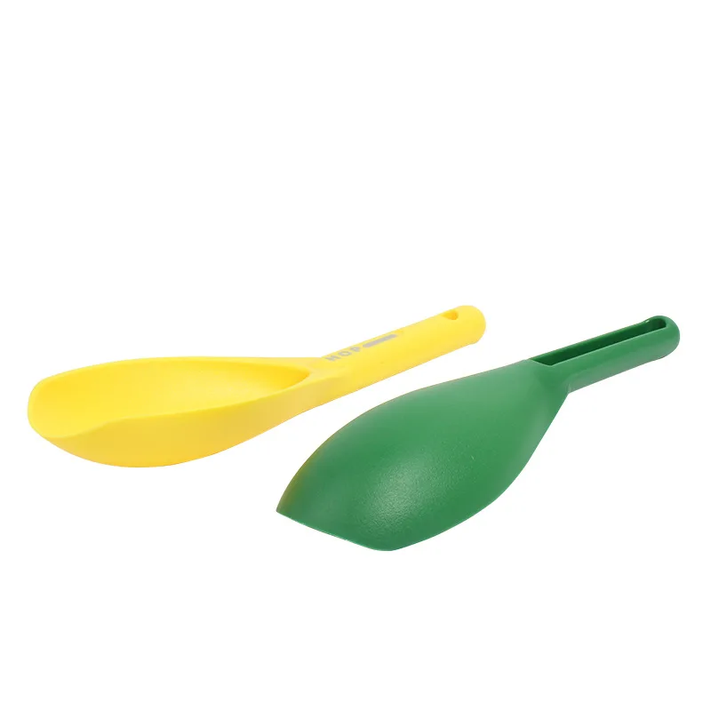 

2021 Hot Manufacturers Large Scoop Dog Food Plastic Dog Food Shovel Cat Food Spoons Pet Supplies, Yellow/green