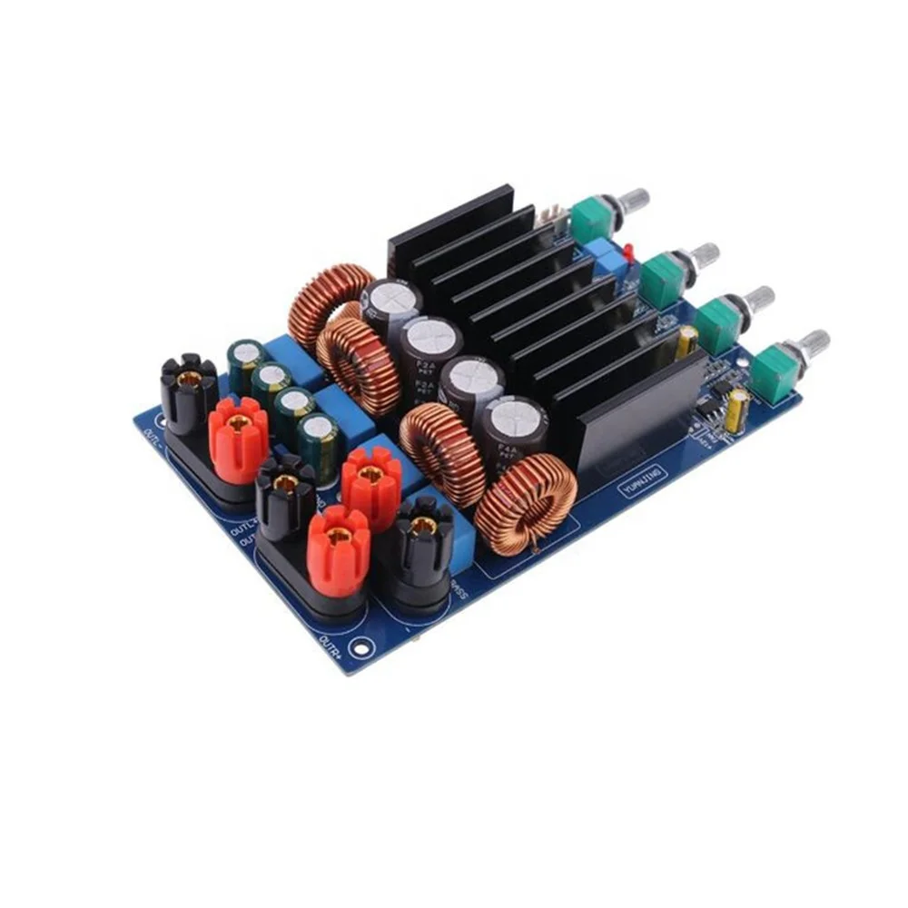 Taidacent 300w +300w Diy Digital Audio Mixer 2.1 Channel Amplifier