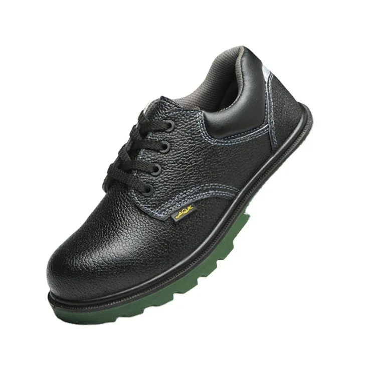 

China factory black electricity insulated genuine leather safety shoes for construction mining