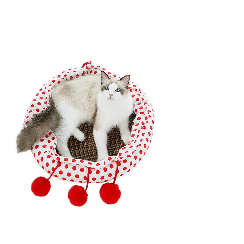 

Amazon Hot Selling Washable Breathable Anti-Slip Sleeping Soft Dog Cushion Luxury Pet Bed With Summer Mat Cat Dog Cooling Bed