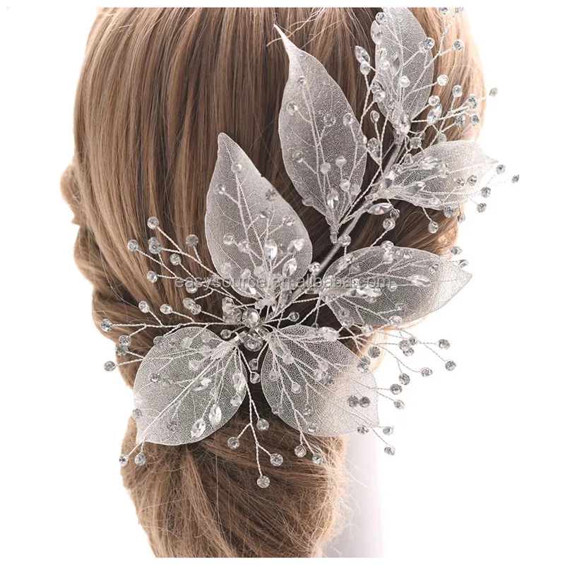 

RE4135 Elegant Rhinestones Bride Headpiece Wedding Hair Comb Bridal Hair Jewelry