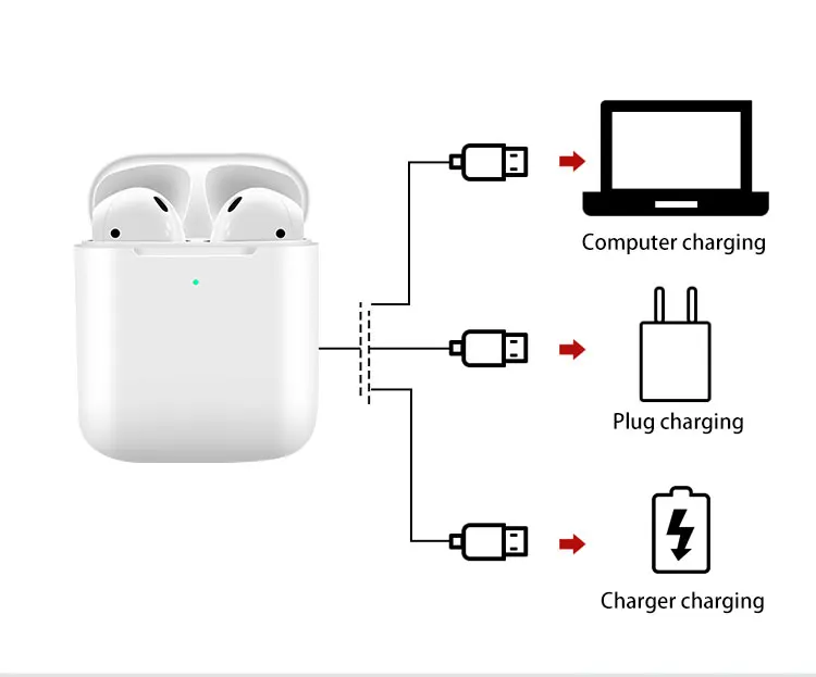 

Air 2 Airoha Chipset Headphone for Iphone Android Accesorios Para Celulares High Quality Sound Earphone Hot Sale Headphones