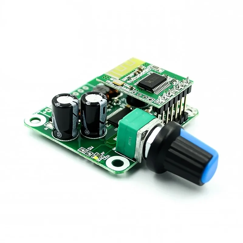 5V Blu-tooth TPA3110 Digital Power Amplifier Board Stereo Class D Power Amplifier Board Blue-ooth 4.2 Power Amplifier Board 15W