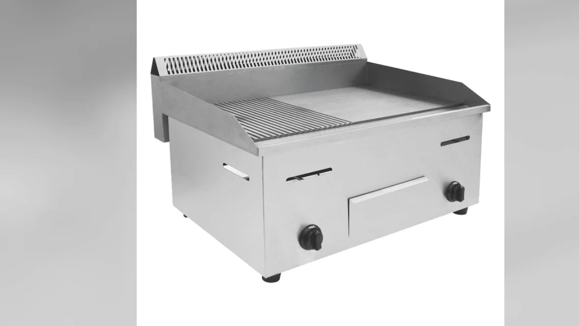 Restaurant Kitchen Equipment Commercial Stainless Steel Half Flat And