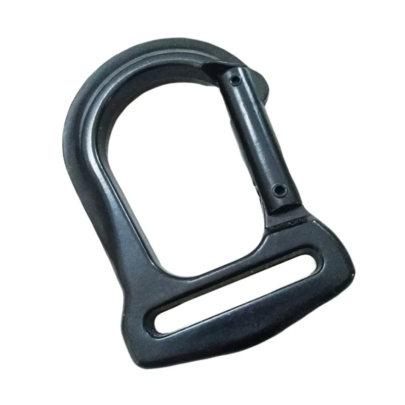 BT-AF085 Black Tention Zinc Alloy Strap Buckle Making Accessories Yoga Swivel Snap Hook Carabiner