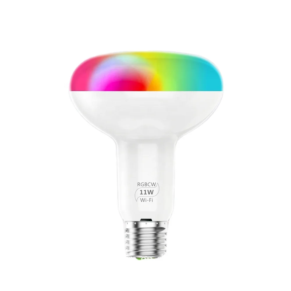 11W BR30 Floodlight E27 High Quality Wifi RGB RGBWW LED Bulbs Magic Home App Cellphone Control Smart Lighting