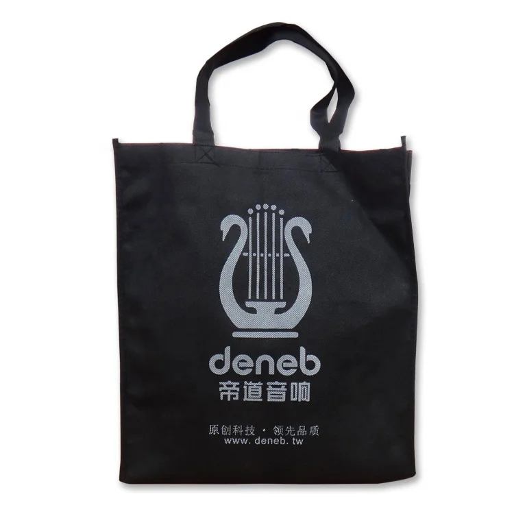 

non woven shopping bag, Black