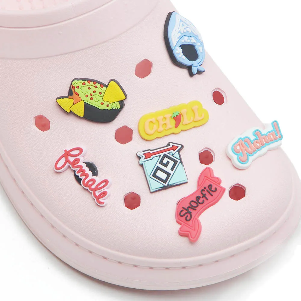 

Cheap OEM PVC shoe charms  jibz, Panton color card