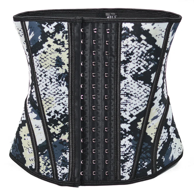 

New unisex neoprene waist trainer sports sweat belt printed waist trimmer, Serpentine