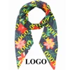 Low MOQ make your own design printing custom scarf