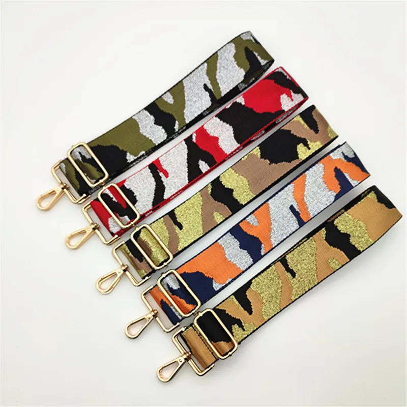 

Camouflage Bright Line 5 cm Width Rhombus Printing Adjustable Replacement Belt Guitar Cross Body Handbag Backpack Purse Straps, Camouflage printing