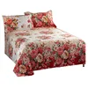 Decor 100% Cotton Bed Sheets Na Home Textile Para Bed Sheet Flower Pattern Protector Bed Coverlet