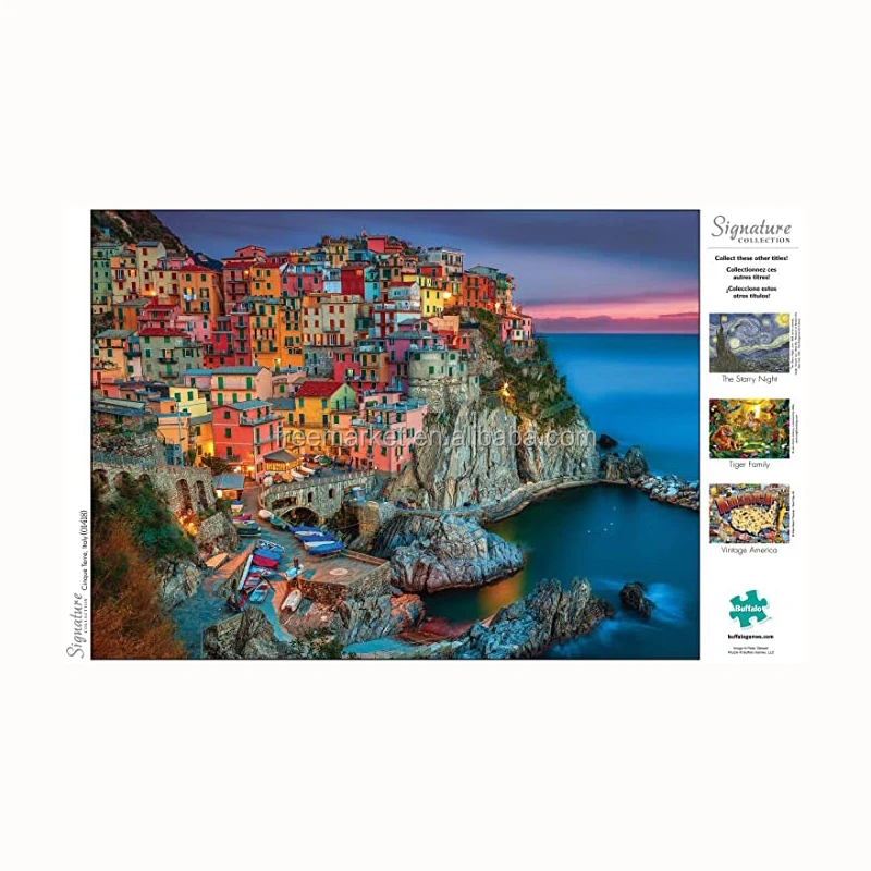 buffalo games cinque terre 1000 piece jigsaw puzzle