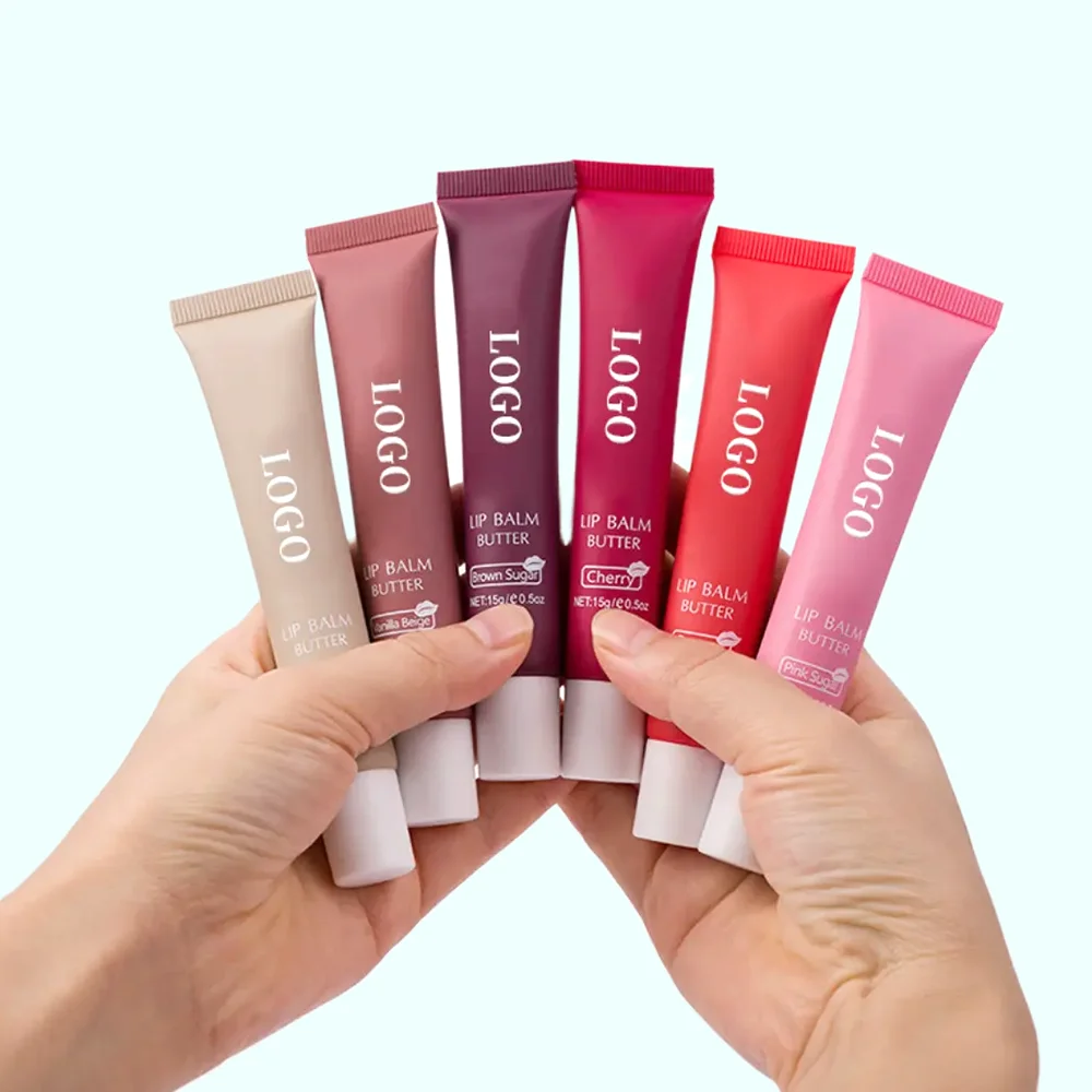 New Arrival Scented Lipgloss Butter Balm Peptide Lip Tint Nstant Volume Effect 24h Hydration Gloss Tinted Plumping Lip Maximizer