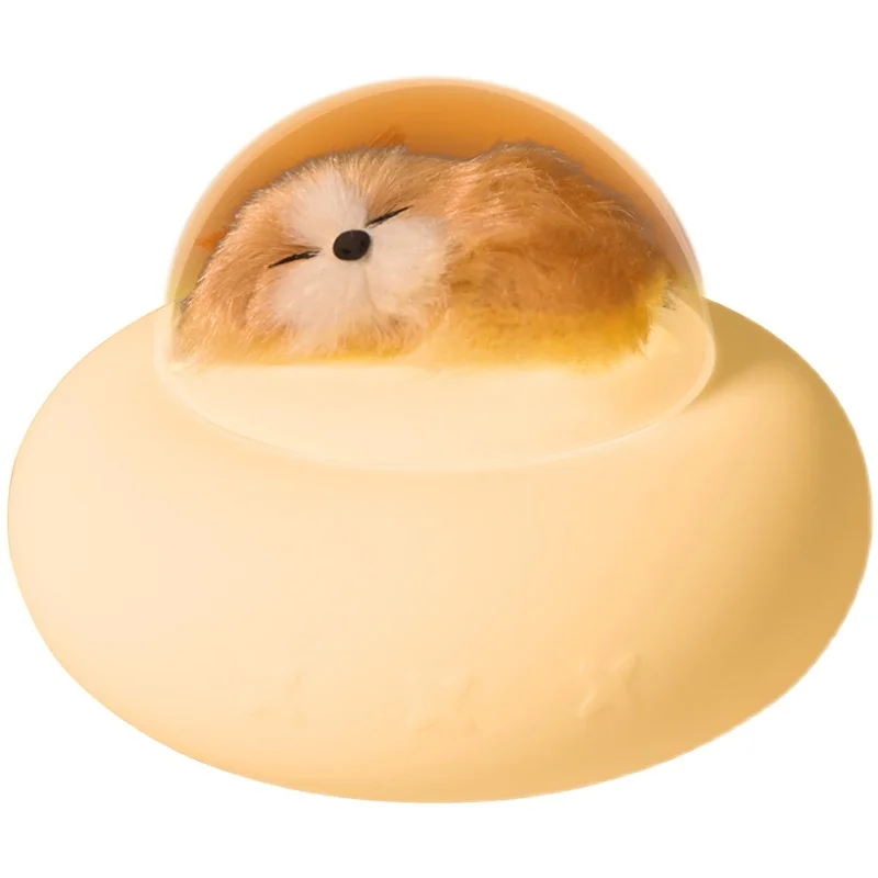 

Cute pet cat skin-friendly silicone eye protection night light creative couple birthday gift