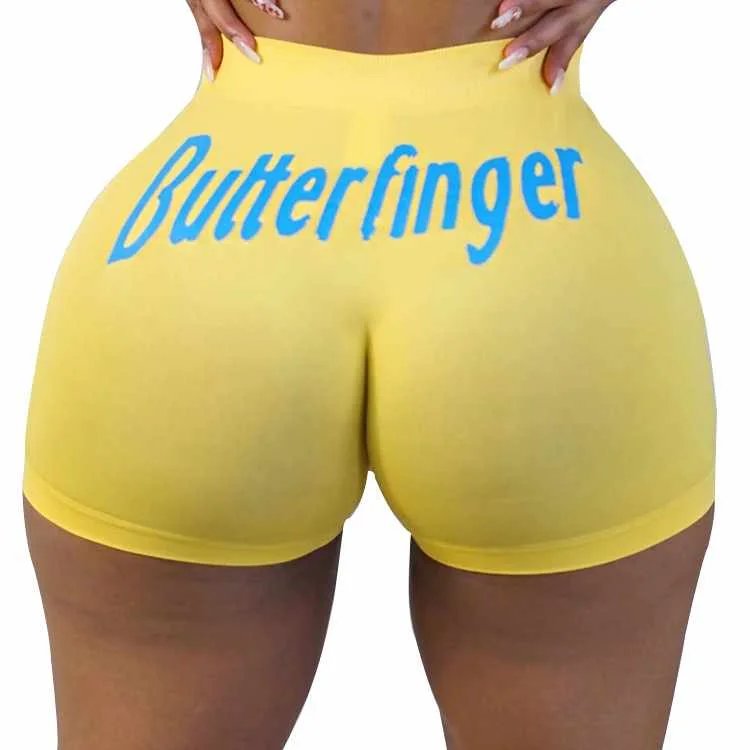 

Summer Womens Candy High Waist Booty Biker Shorts Plus Size Sexy Candy Shorts Women, Customized color