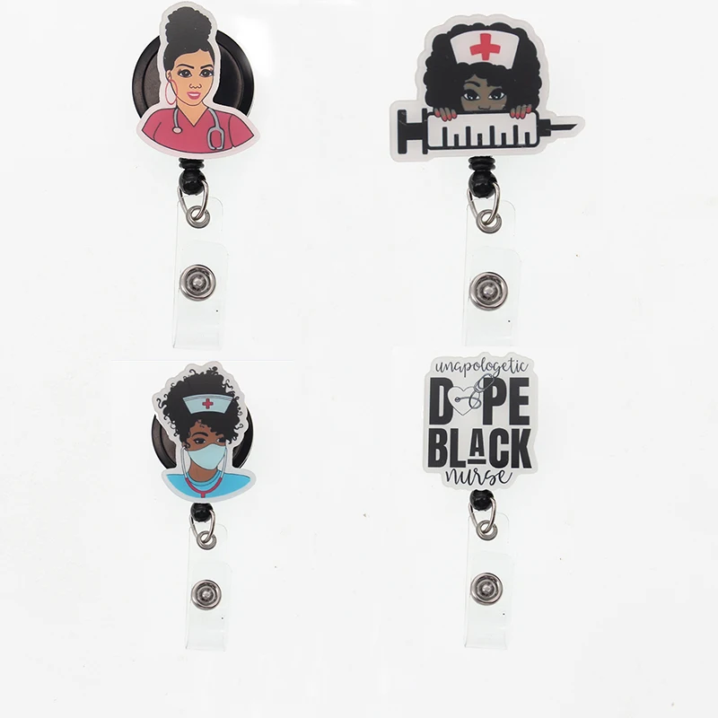 Medical Black Nurse Plastic Re