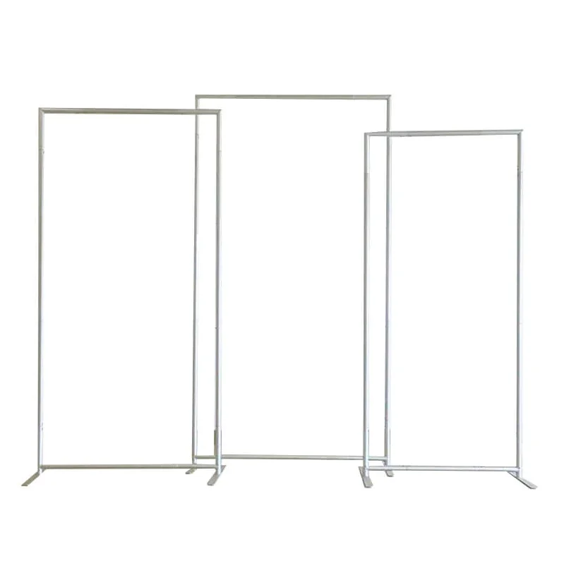Custom Backdrop Cover Aluminum Alloy Tube Advertising Display Stand Photo Booth Arch Backdrop for Birthday Wedding