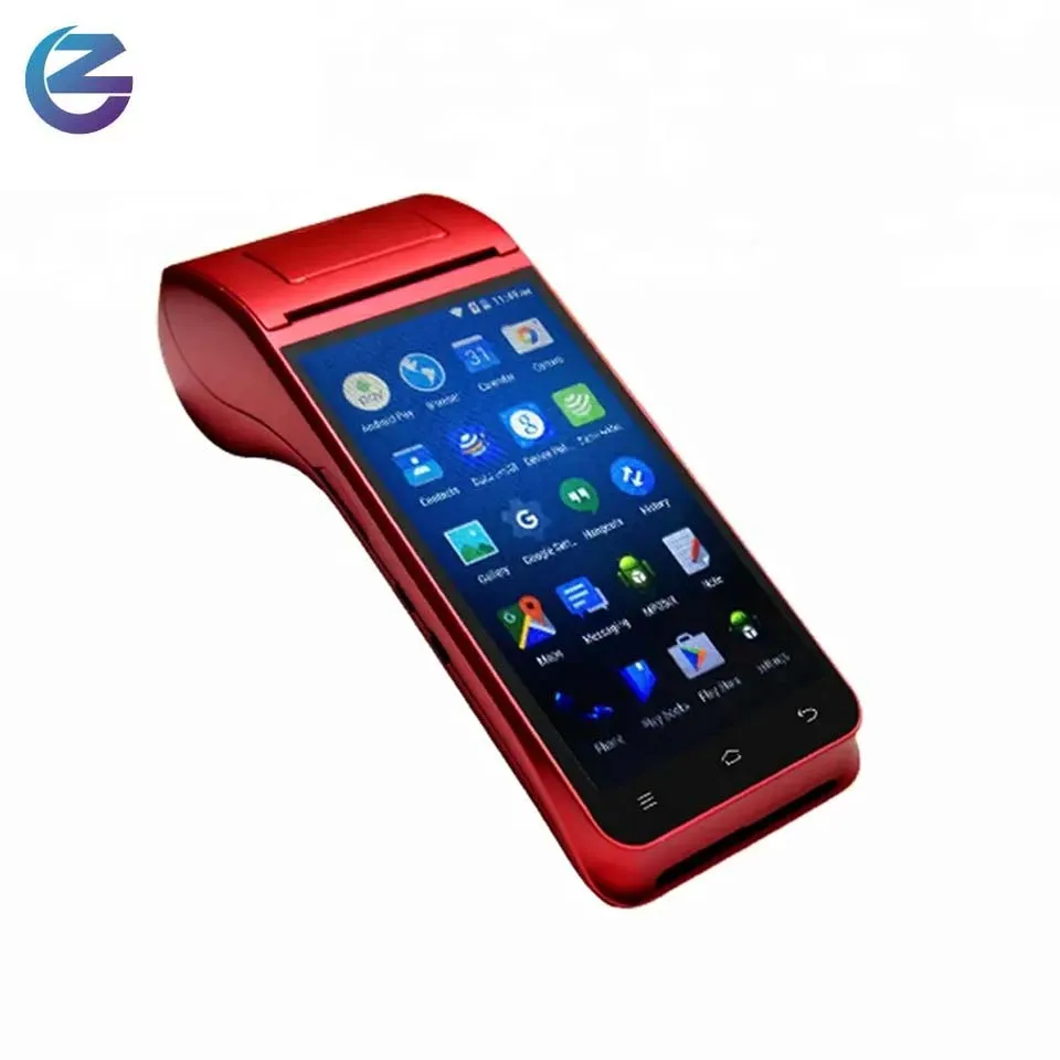 

Manufactory ZCS Z91 Android 4G handheld PDA with Printer TOP UP NFC POS System with Barcode Scanner