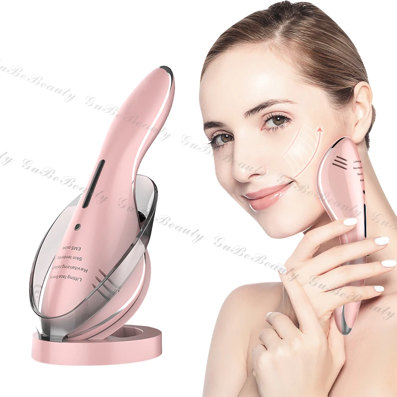 

Gubebeauty multifunctional portable rf ems face new design ems skin tightening to skin care for homeuse with FCC&CE, Custom color