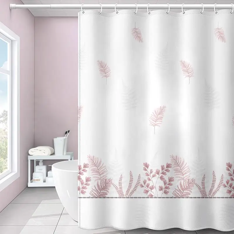 

Cheap luxury shower curtains for bathroom, Customized color