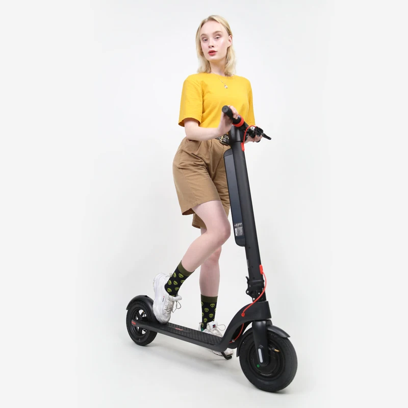 

OEM Portable 36v Voltage 350w HX X8 Electric Scooter with Removable Battery Double Brake European/American Warehouse In Stock