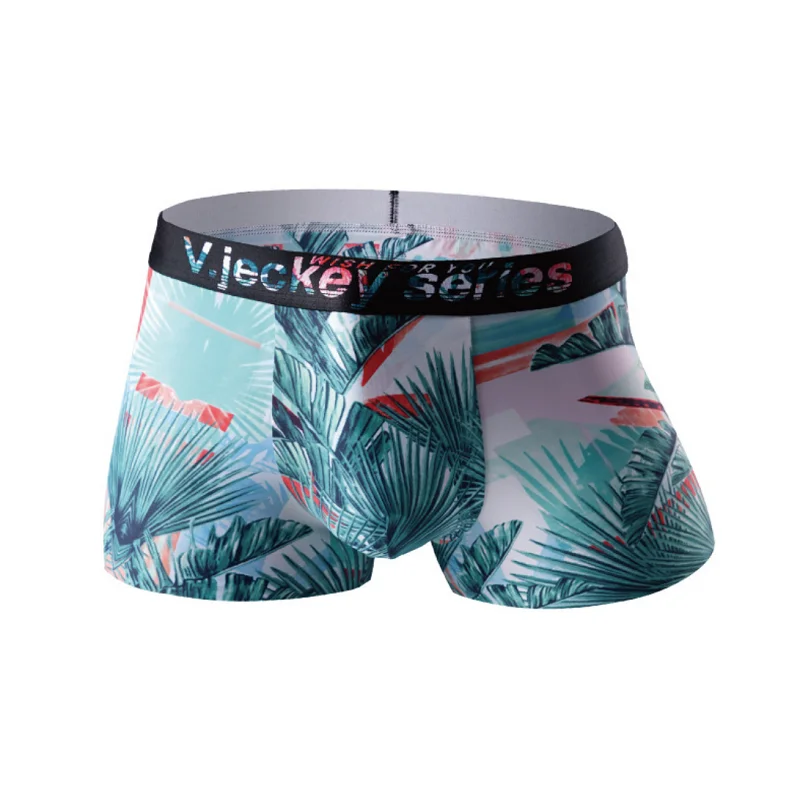 

New Design High Elastic Seamless Mens Underwear Printed Fashion Boxers Briefs