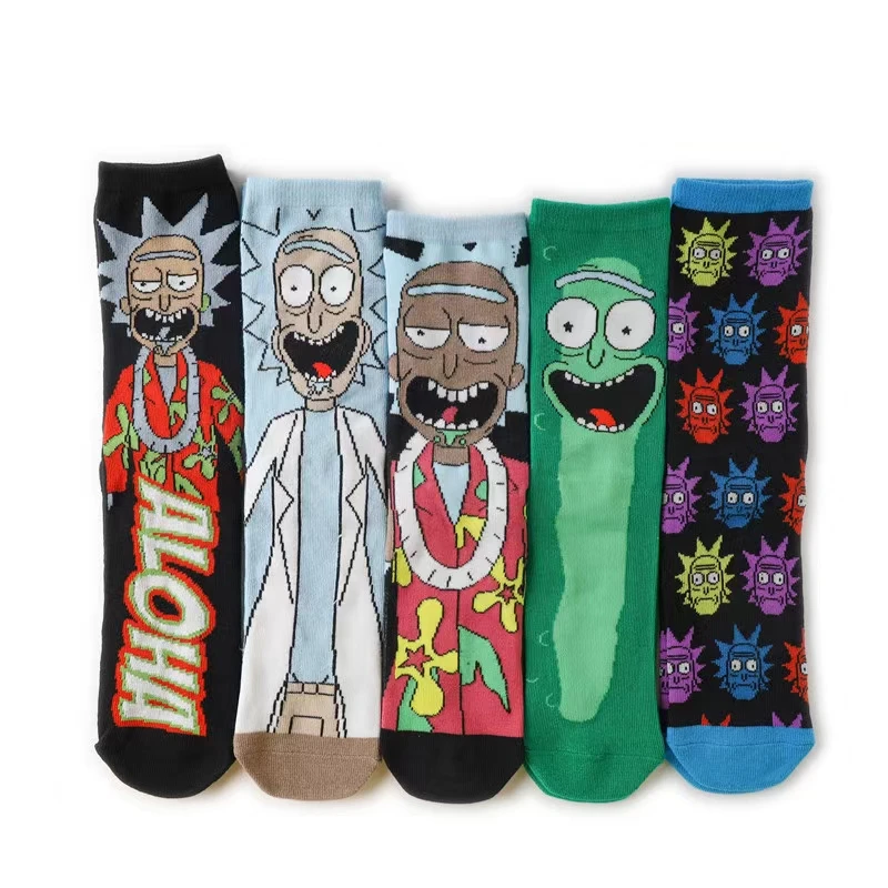 

MOQ 3 2021New Cheap High Quality Cotton Wholesale Anime Socks Cartoon Character Funny Cartoon Meias marvel Socks