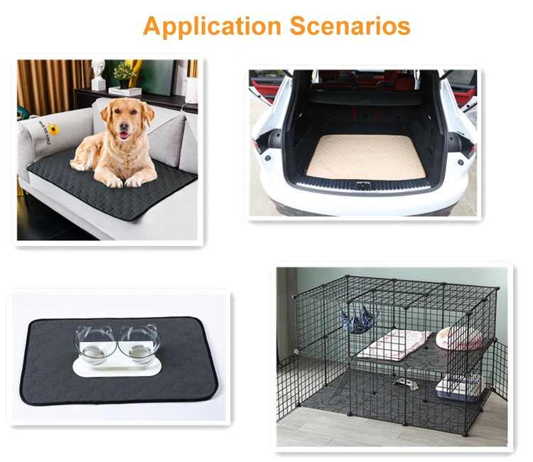 Foldable Non-Toxic Dog Cooling Mat Washable Pee Pads factory