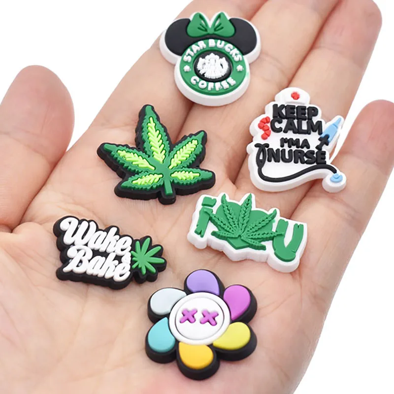 

Wholesale Luxury Shoe Charms Cartoon Character Leaves Shoe Accessories Birthday Party Gift For Kids, Customized