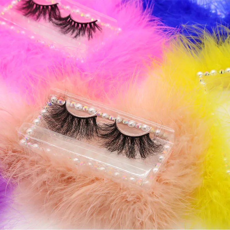 

2021 Wholesale lash vendor New style mink eyelash private label 3D mink eyelash with customized box, Natural black