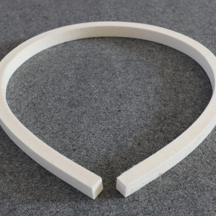 
Custom wool or polyester adhesive Industrial felt strip for door 