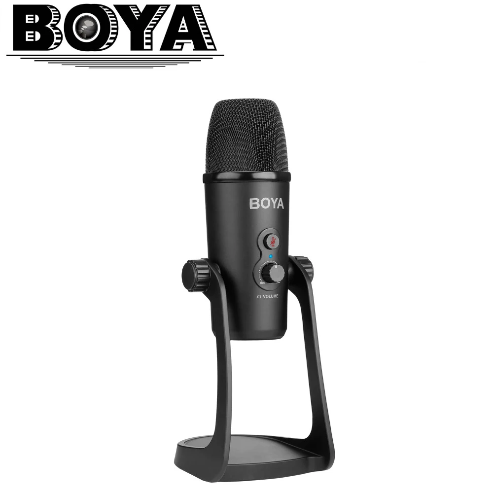 

BOYA BY-PM700 USB Condenser Microphone Flexible Polar Pattern MIC for Windows and Mac Computer Recording Interview Conferen