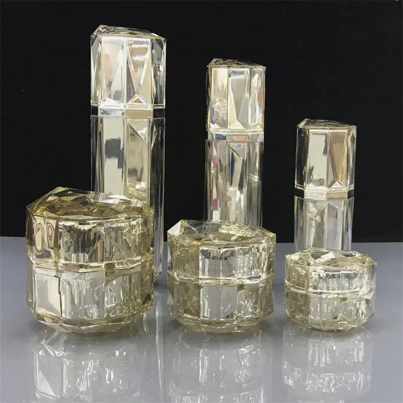 

New product skincare face plastic spray diamond shape bottle