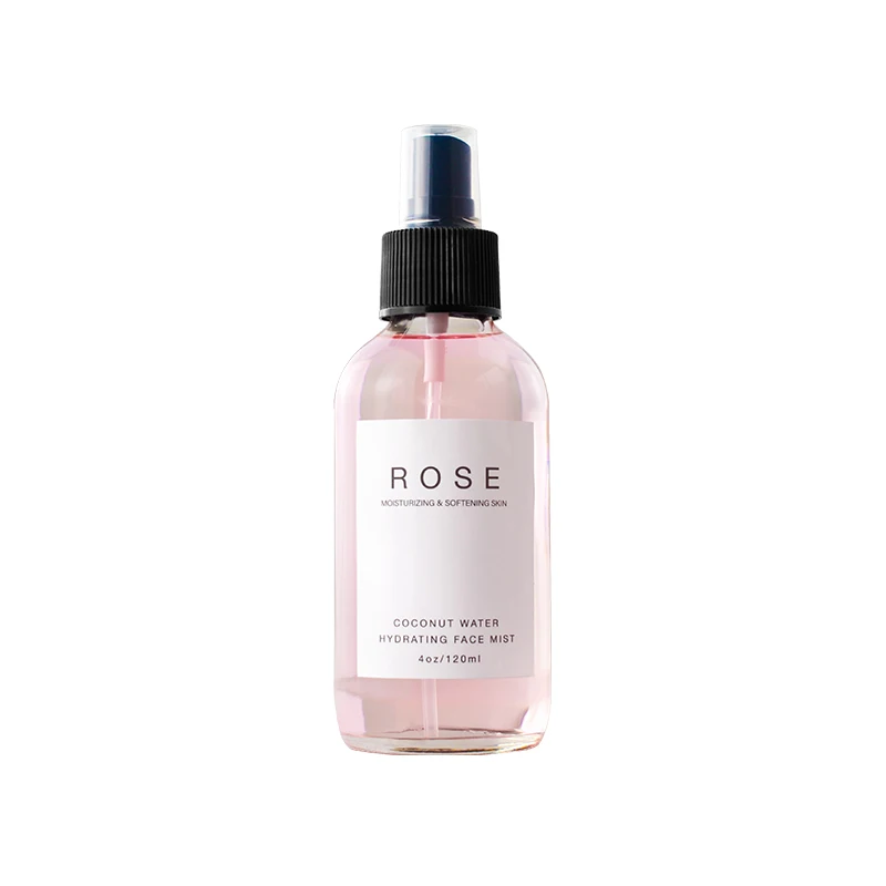 

Hot Sale 120ml Skin Care Natural Organic Plants Extract Rose Water Herbal Rose Hydrosol Plant Floral Rose Water Toner
