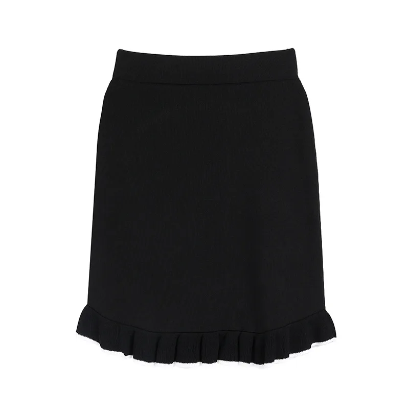 

Fishtail Skirt European and American Women's Knitted Skirt Summer New Style Short Skirt