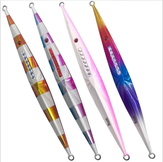 

Processing customized high imitation of lead fish plate cross - border hot style special shaped sea fishing road bait, 4 colors