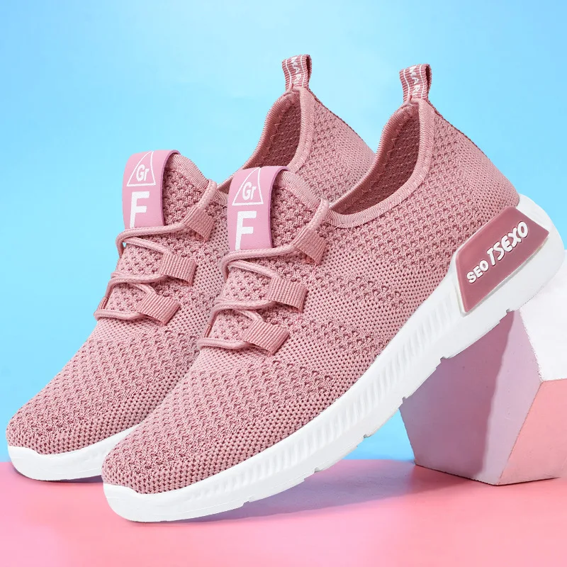 

2020 new trend running women shoes women shoes tennis women ladies casual outdoor walking jogging shoes for sale, Black, pink,gray