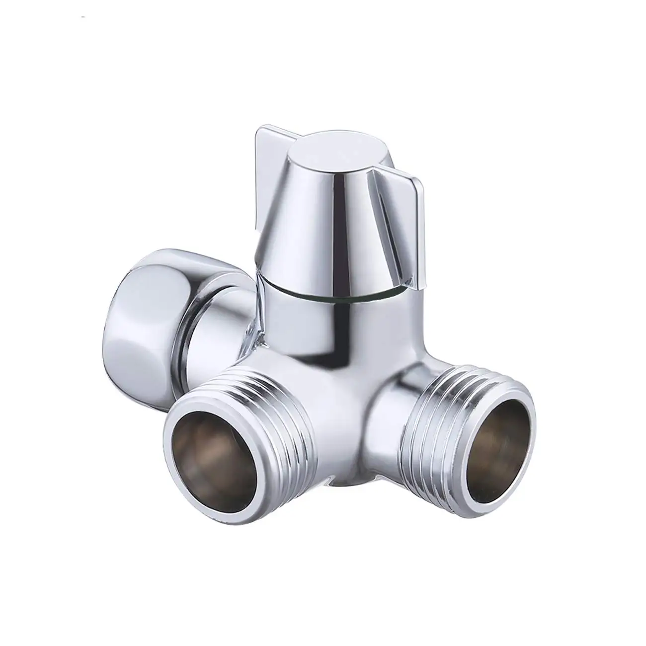 Brass 3 Way Shower Diverter Chrome Brass Shower Arm Diverter For Hand