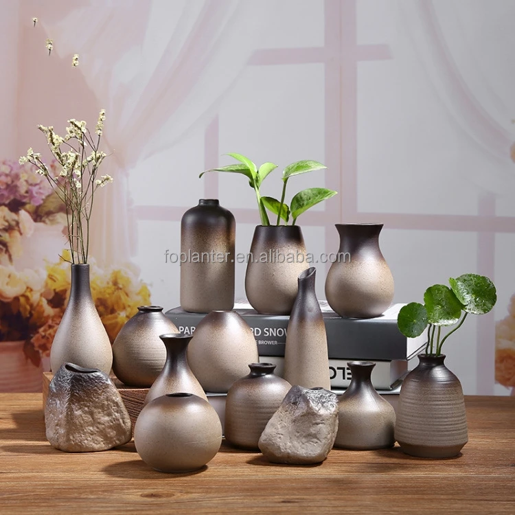 

Stoneware Flower vase ceramic indoor plant pots for home decor