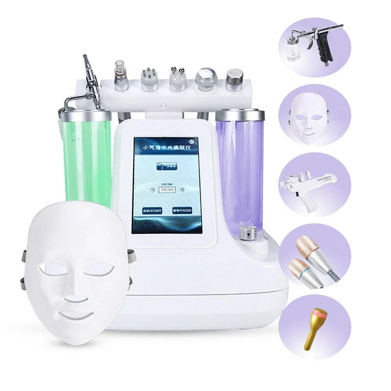 

11 in 1 Hydra Dermabrasion RF Bio-Lifting Spa Facial Machine Water Jet Hydro Diamond Peeling Microdermabrasion, White