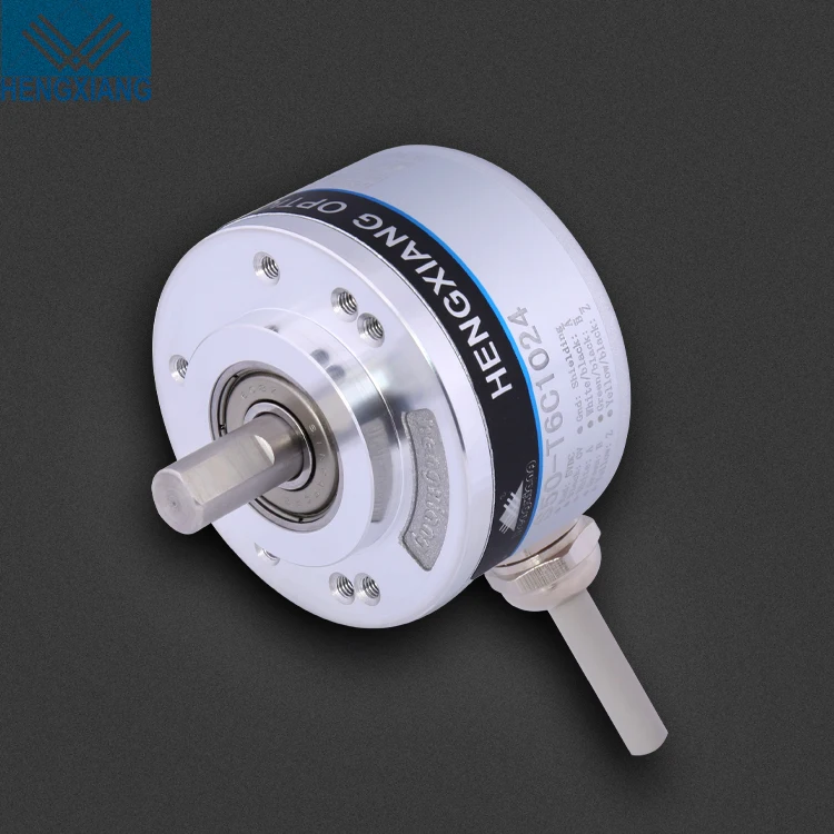 

HENGXIANG-S50 Incremental Rotary Encoder SSI Interface 50-23040P/R Solid Shaft Type