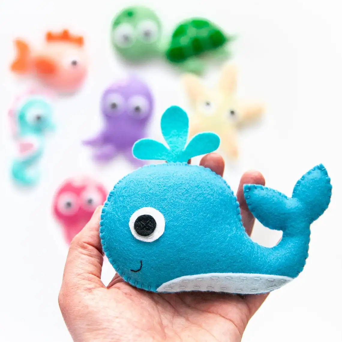 New Year Sew Your Own Making Product Whale Fish Doll Sea Animals Creative  Diy Felt Art Craft Sets Sewing Kit For Kids - Buy Sewing Kit For Kids,Art  Craft Sets For Kids,Diy