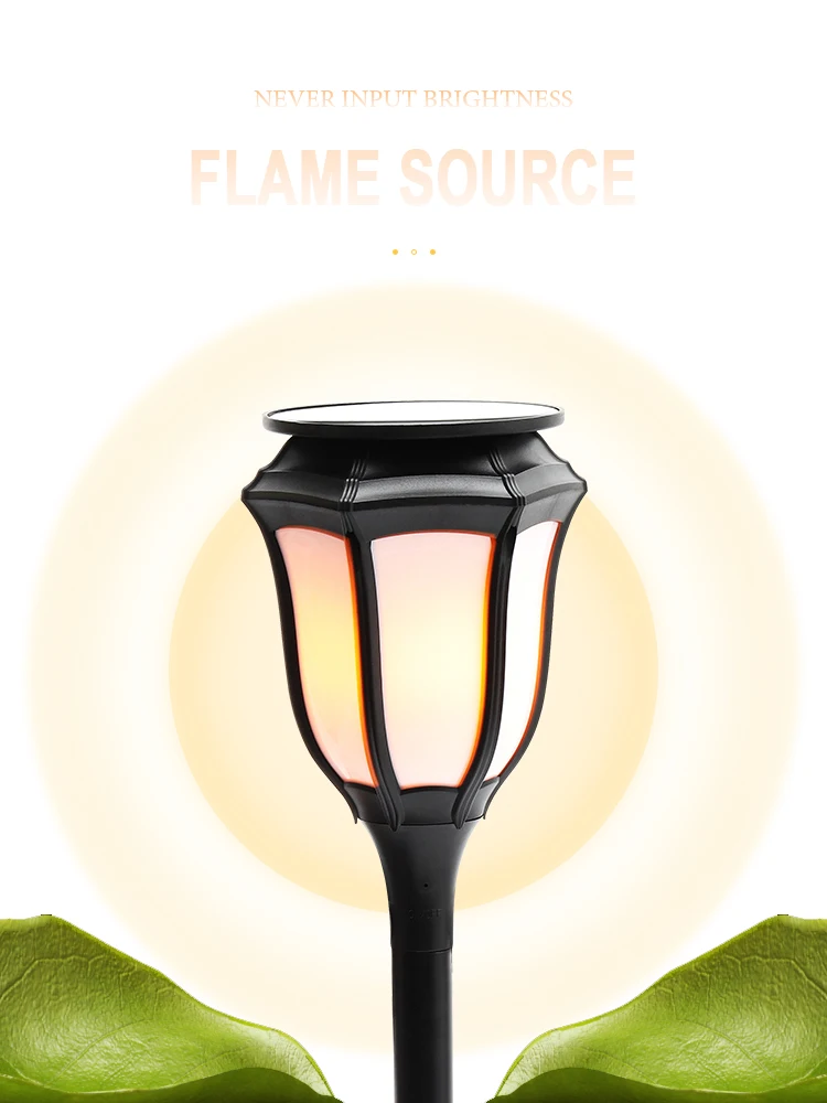 Waterproof Outdoor Deco Landscape With Flickering Flame