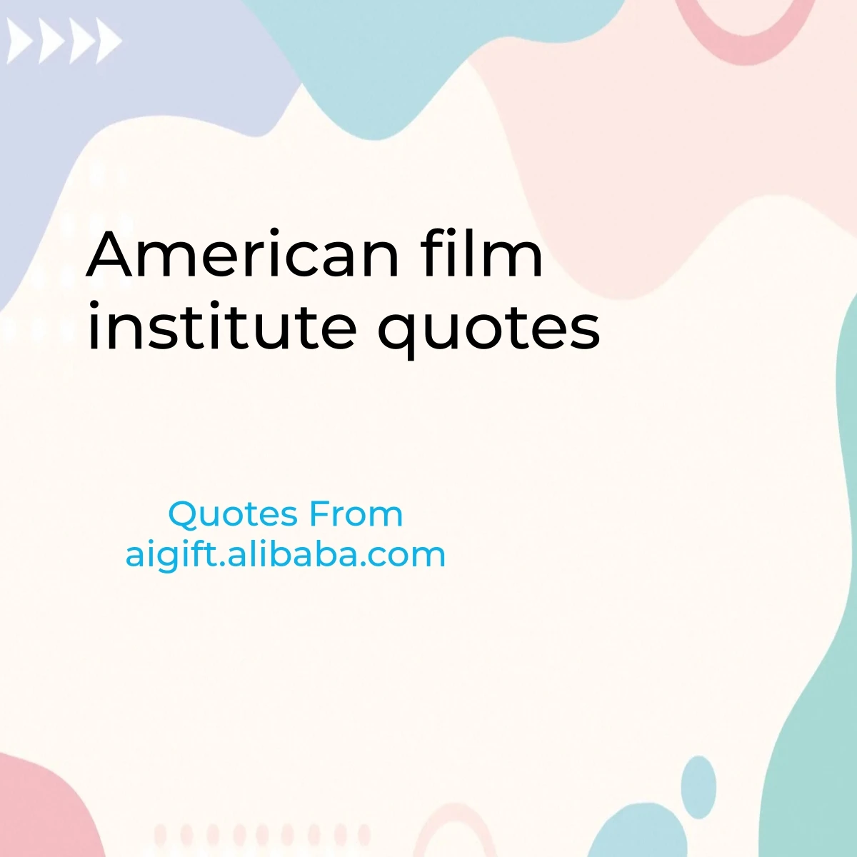 american film institute quotes