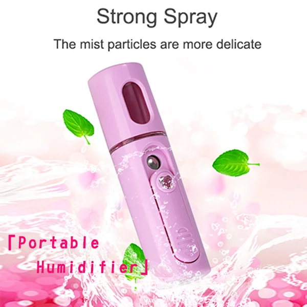 Handy Portable Mist Sprayer Rechargeable Atomizer Nebulizer Humidifier ...