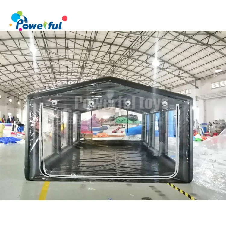 Waterproof inflatable car capsule PVC transparent garage tent for car